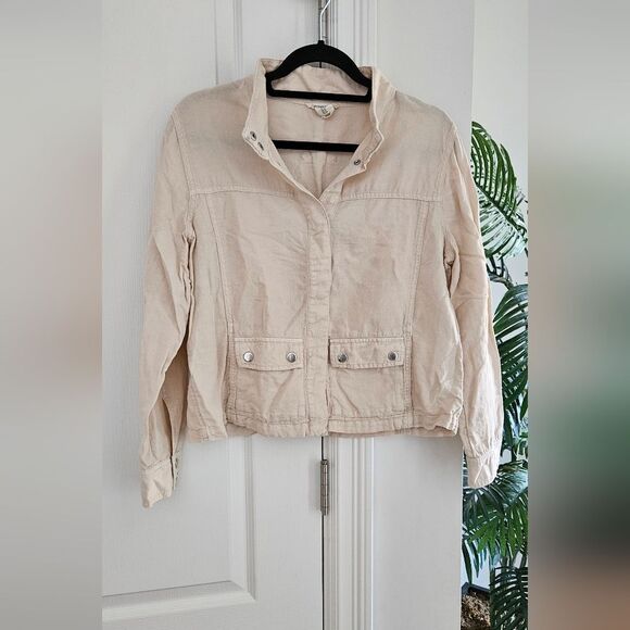 Christian Siriano Light Tan Utility Jacket - Picture 4 of 5